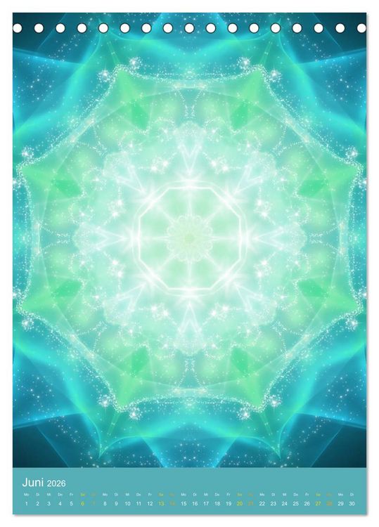 Produktbild: Lichtvolle Mandalas (Tischkalender 2026 DIN A5 hoch), CALVENDO Monatskalender