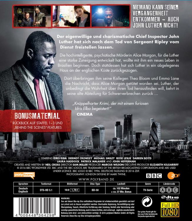 Produktbild: Luther - Staffel 4
