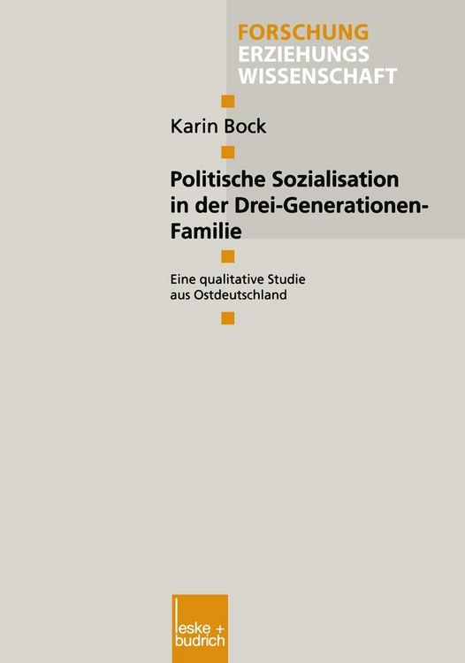 Produktbild: Politische Sozialisation in der Drei-Generationen-Familie