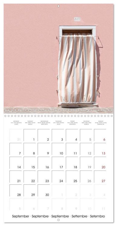Produktbild: Doors of Burano (Wall Calendar 2026 12 &times; 12 Inch) CALVENDO 12 Month Wall Calendar