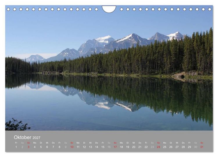 Produktbild: Rocky Mountains 2027 (Wandkalender 2027 DIN A4 quer), CALVENDO Monatskalender
