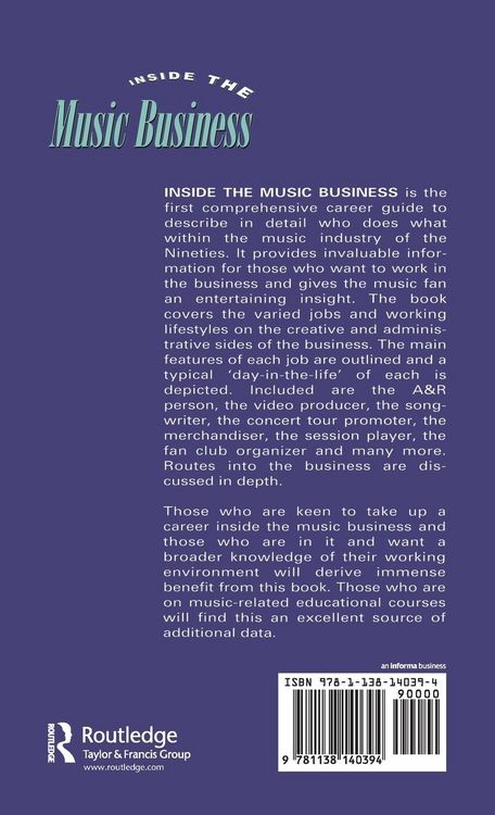 Produktbild: Inside the Music Business