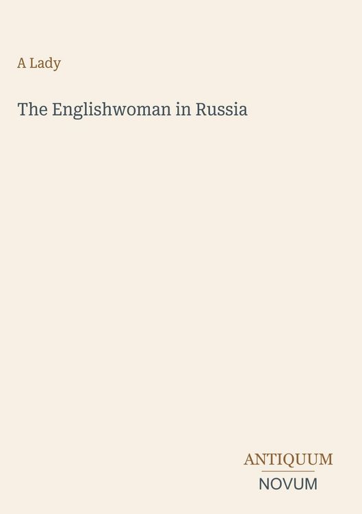Produktbild: The Englishwoman in Russia