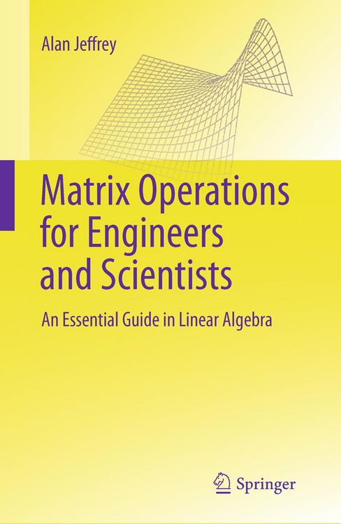 Produktbild: Matrix Operations for Engineers and Scientists