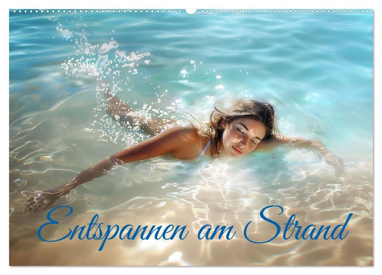 Produktbild: Entspannen am Strand (Wandkalender 2026 DIN A2 quer), CALVENDO Monatskalender