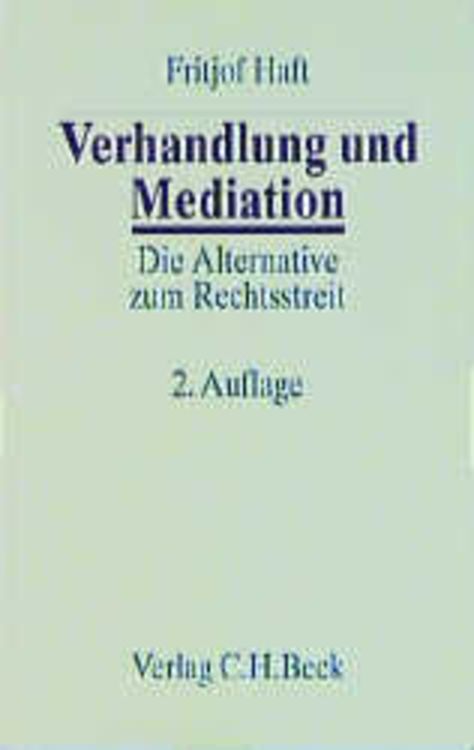 Produktbild: Verhandlung und Mediation