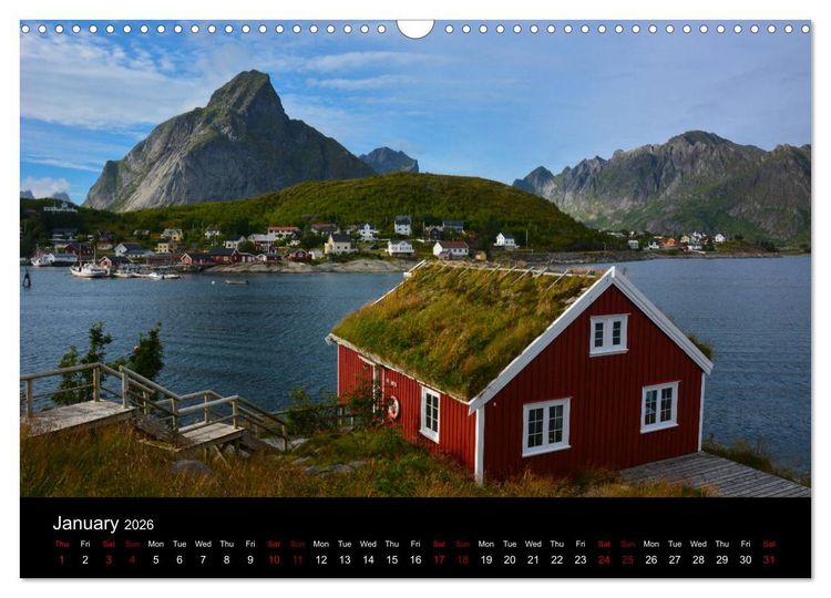 Produktbild: The magical Lofoten Islands (Wall Calendar 2026 DIN A3 landscape), CALVENDO 12 Month Wall Calendar