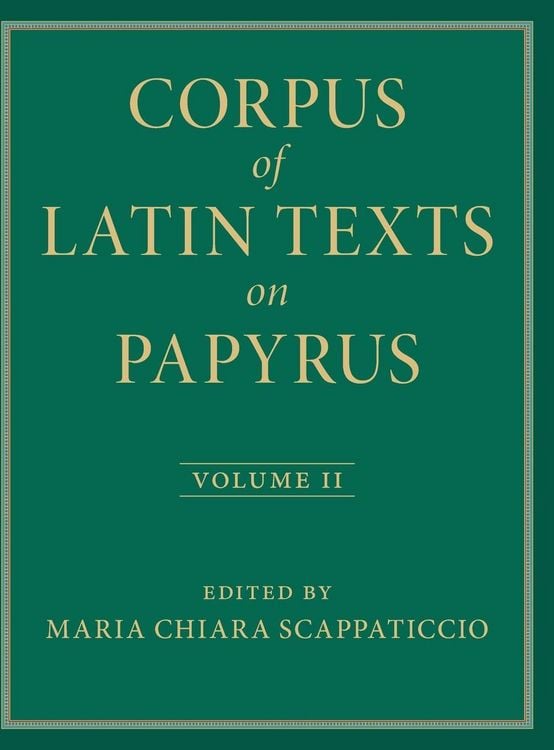 Produktbild: Corpus of Latin Texts on Papyrus