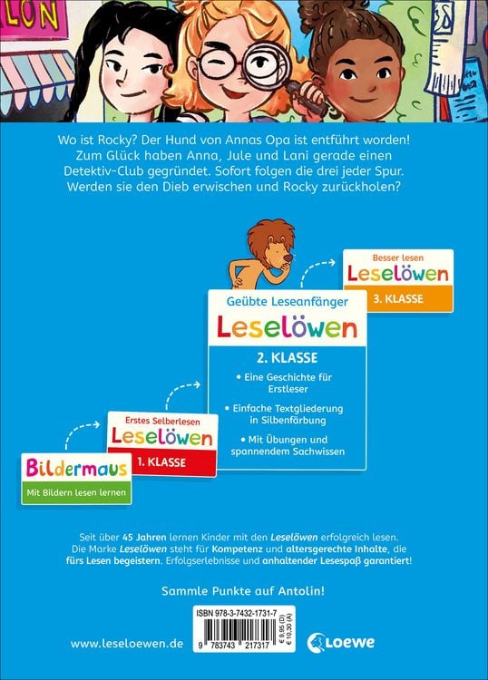 Produktbild: Lesel&ouml;wen 2. Klasse - Der Club der M&auml;dchen-Detektive