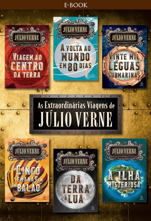 Produktbild: As extraordin&aacute;rias viagens de J&uacute;lio Verne