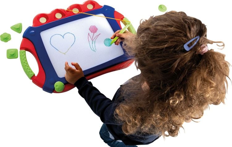 Produktbild: Magnet Maltafel mit 4 Stempeln
