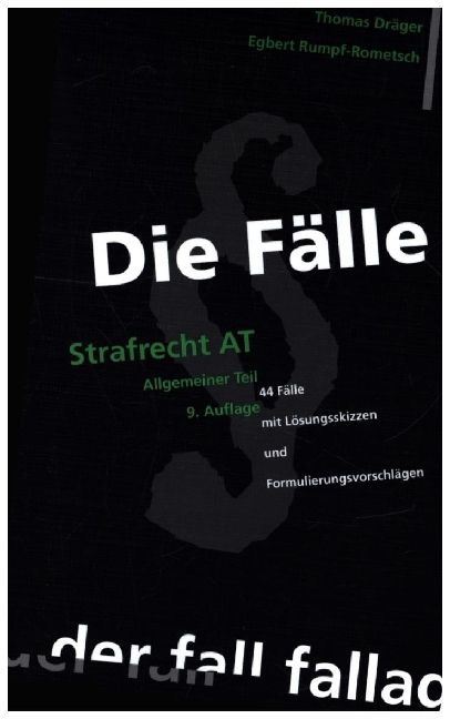 Produktbild: Dr&auml;ger, T: F&auml;lle Strafrecht AT