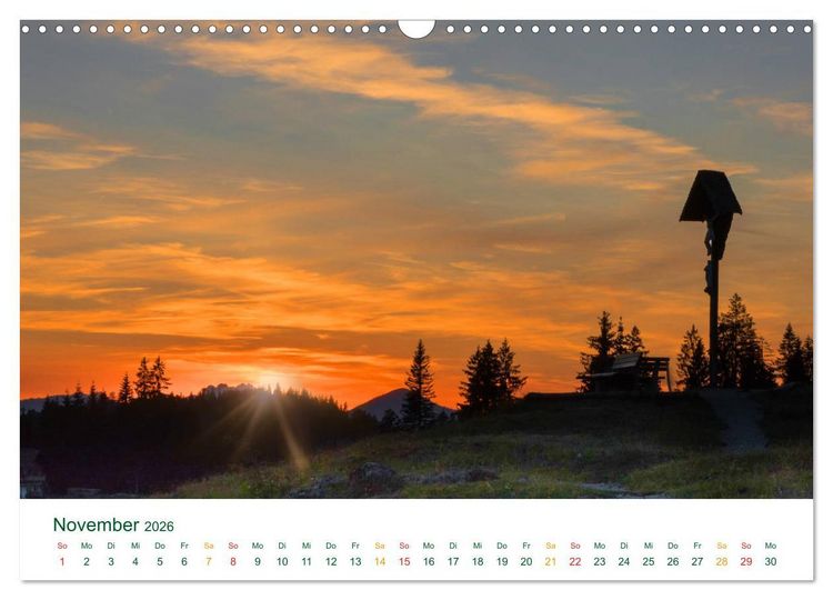 Produktbild: Auf der Winklmoosalm (Wandkalender 2026 DIN A3 quer), CALVENDO Monatskalender