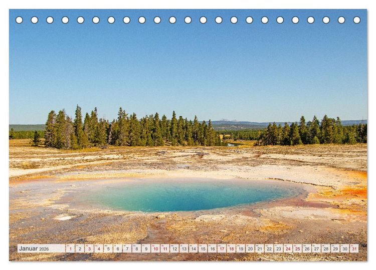 Produktbild: USA - National und State Parks im Nordwesten (Tischkalender 2026 DIN A5 quer), CALVENDO Monatskalender
