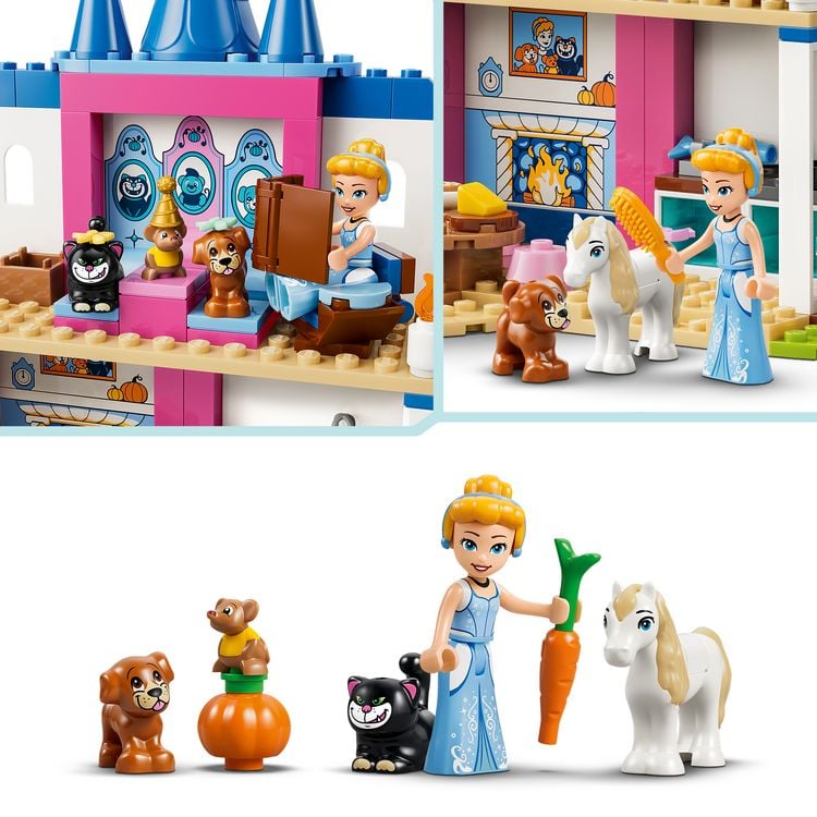 Produktbild: LEGO ǀ Disney Princess 43283 Cinderellas Tierpalast, Bauspielzeug f&uuml;r Kinder ab 4 Jahren