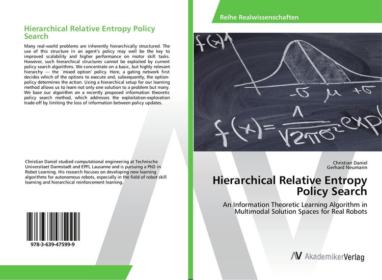 Produktbild: Hierarchical Relative Entropy Policy Search