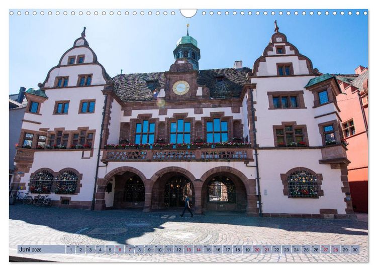 Produktbild: Freiburg im Breisgau - Die Schwarzwaldmetropole (Wandkalender 2026 DIN A3 quer), CALVENDO Monatskalender