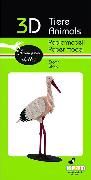 Produktbild: 3D Papiermodell. Storch