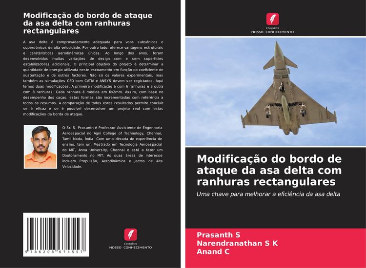 Produktbild: Modifica&ccedil;&atilde;o do bordo de ataque da asa delta com ranhuras rectangulares
