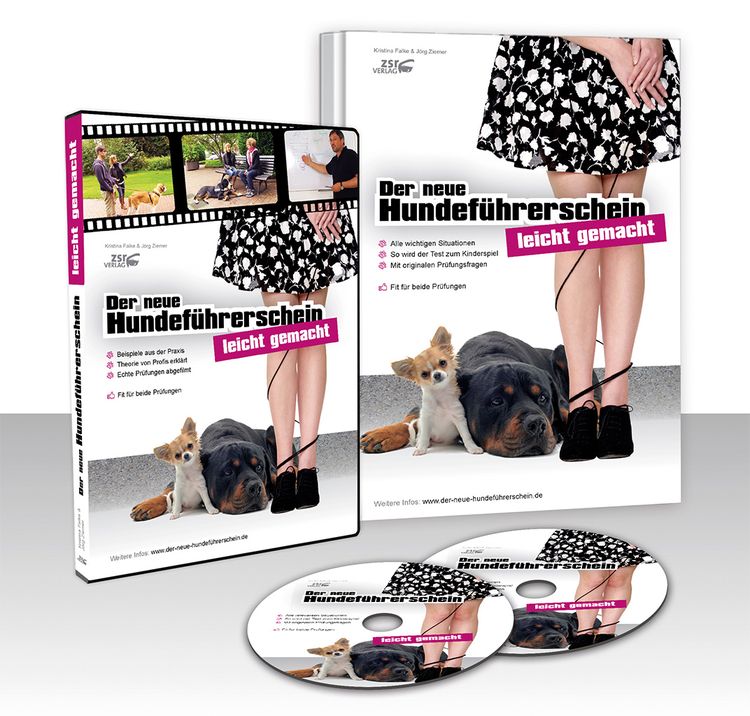 Produktbild: Der neue Hundef&uuml;hrerschein - leicht gemacht! BUCH & DVD