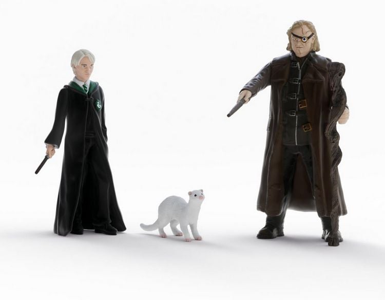 Produktbild: schleich&reg; Wizarding World Harry Potter Mad Eye Moody & Draco Malfoy mit Frettchen