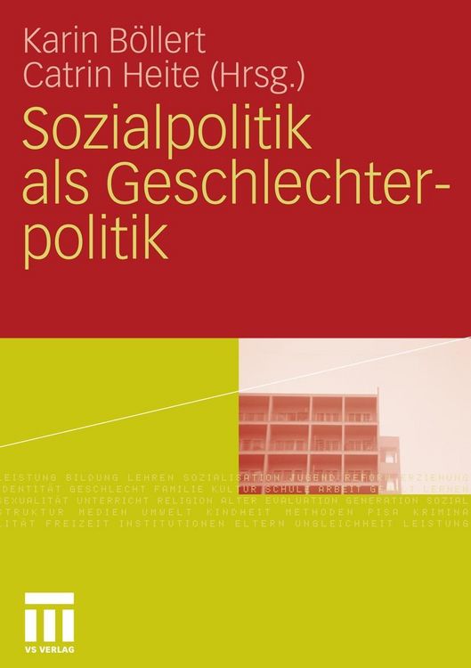 Produktbild: Sozialpolitik als Geschlechterpolitik