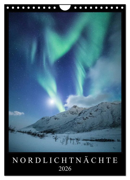 Produktbild: Nordlichtn&auml;chte (Wandkalender 2026 DIN A4 hoch), CALVENDO Monatskalender