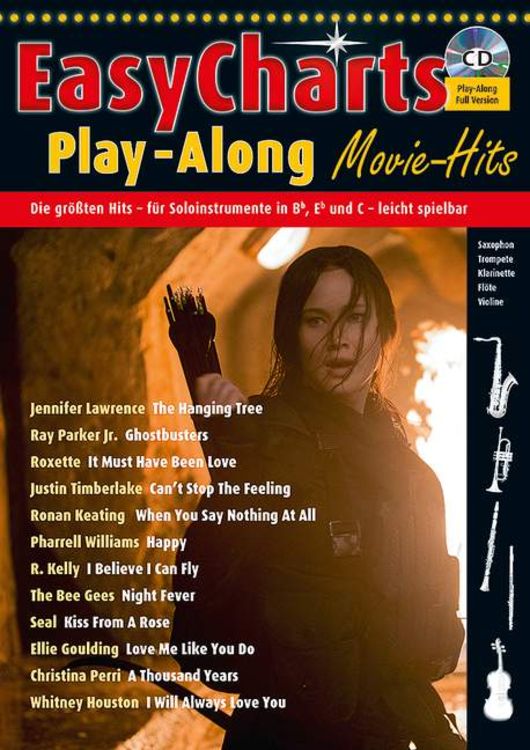 Produktbild: Easy Charts Play-Along Sonderband: Movie Hits!