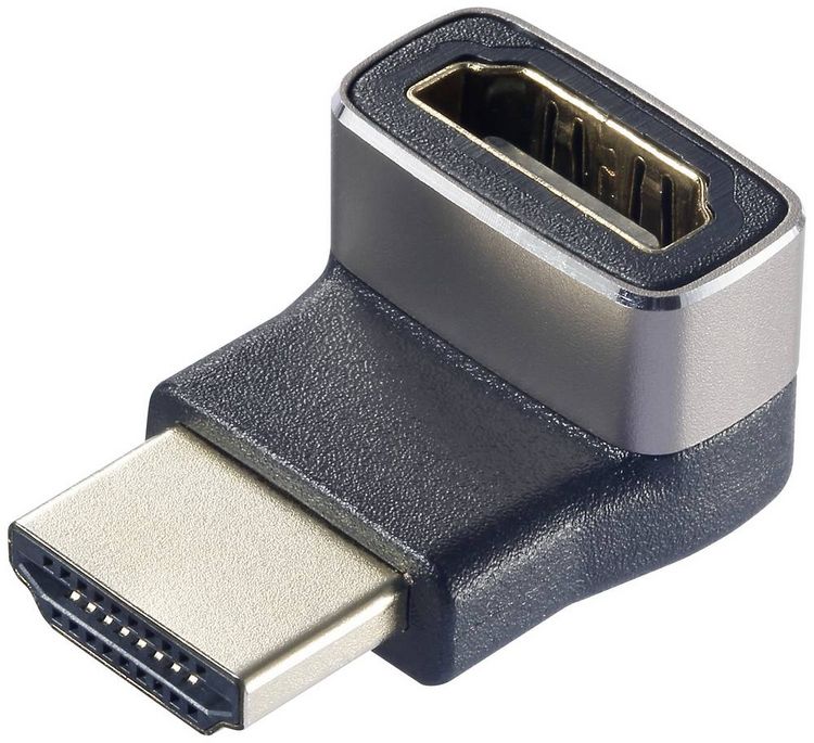 Produktbild: SpeaKa Professional SP-11302012 HDMI Adapter [1x HDMI-Stecker - 1x HDMI-Buchse] Schwarz, Silber UHD 8K @ 60 Hz, UHD 4K @ 120H