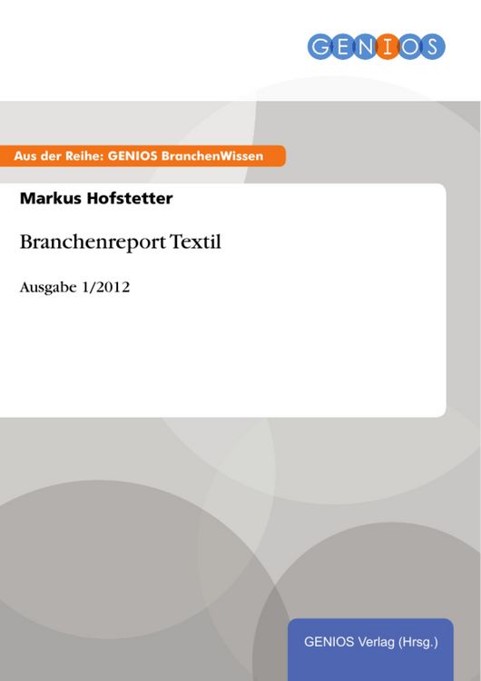 Produktbild: Branchenreport Textil