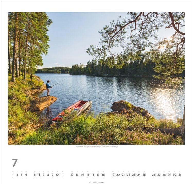 Produktbild: Schweden Kalender 2027 - Licht und Wasser
