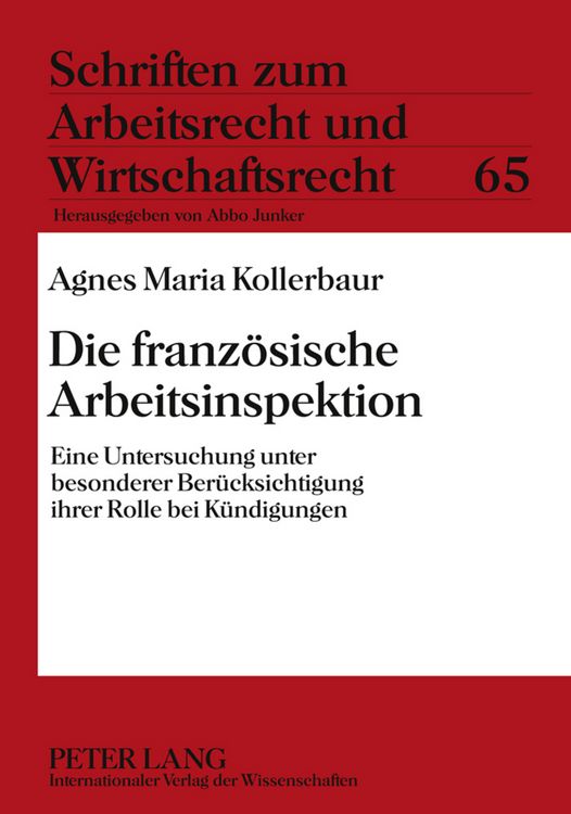 Produktbild: Die franzoesische Arbeitsinspektion