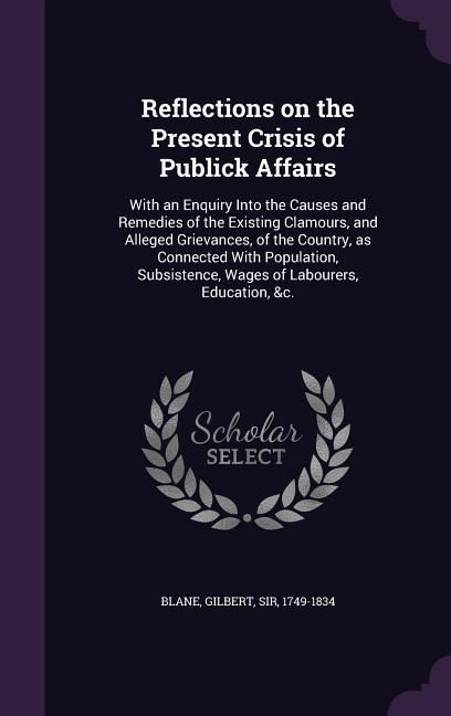 Produktbild: Reflections on the Present Crisis of Publick Affairs