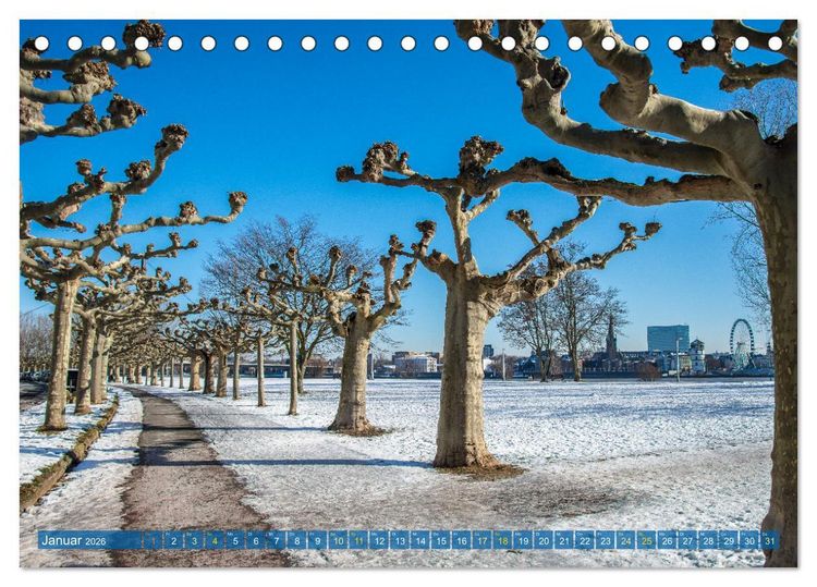Produktbild: D&uuml;sseldorf - Ansichten einer faszinierenden Stadt (Tischkalender 2026 DIN A5 quer), CALVENDO Monatskalender