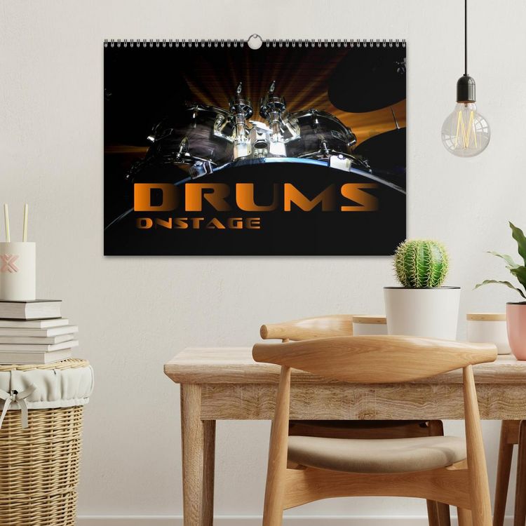 Produktbild: DRUMS ONSTAGE (Wall Calendar 2026 DIN A3 landscape), CALVENDO 12 Month Wall Calendar