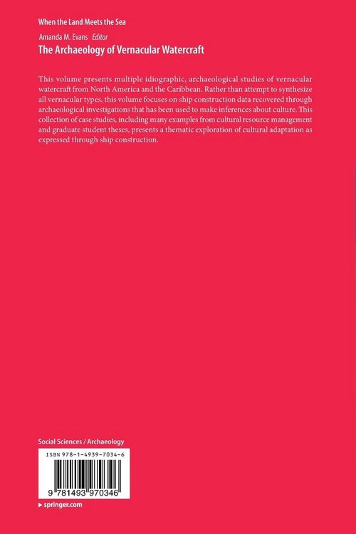 Produktbild: The Archaeology of Vernacular Watercraft