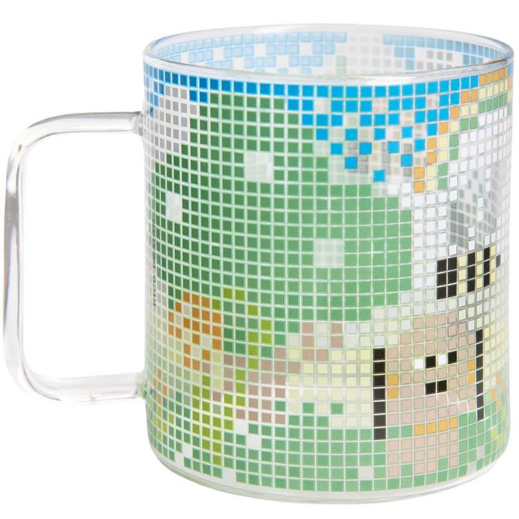 Produktbild: Glas Tasse Landschaft, &Oslash; 8,5cm, H 9,5cm