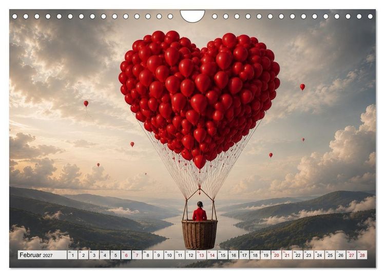 Produktbild: Fantastische Illusionen - Mystischer Kunstkalender (Wandkalender 2027 DIN A4 quer), CALVENDO Monatskalender