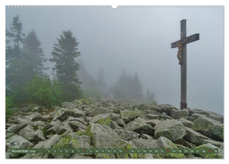 Produktbild: Wandererlebnisse im Bayrischen Wald (Wandkalender 2026 DIN A2 quer), CALVENDO Monatskalender