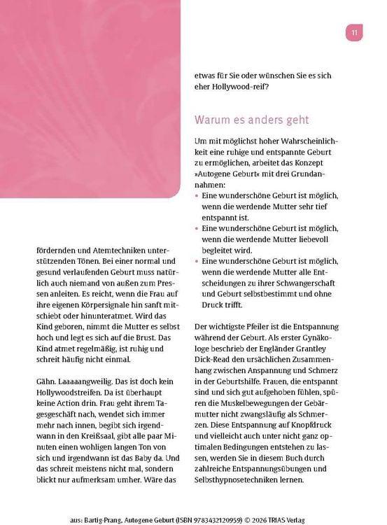 Produktbild: Autogene Geburt
