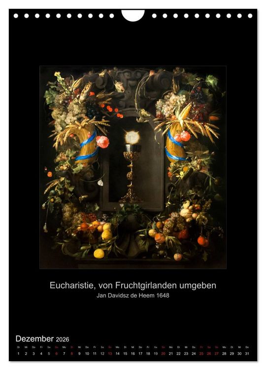 Produktbild: Stillleben - Illusionistische Malerei der Renaissance (Wandkalender 2026 DIN A4 hoch), CALVENDO Monatskalender