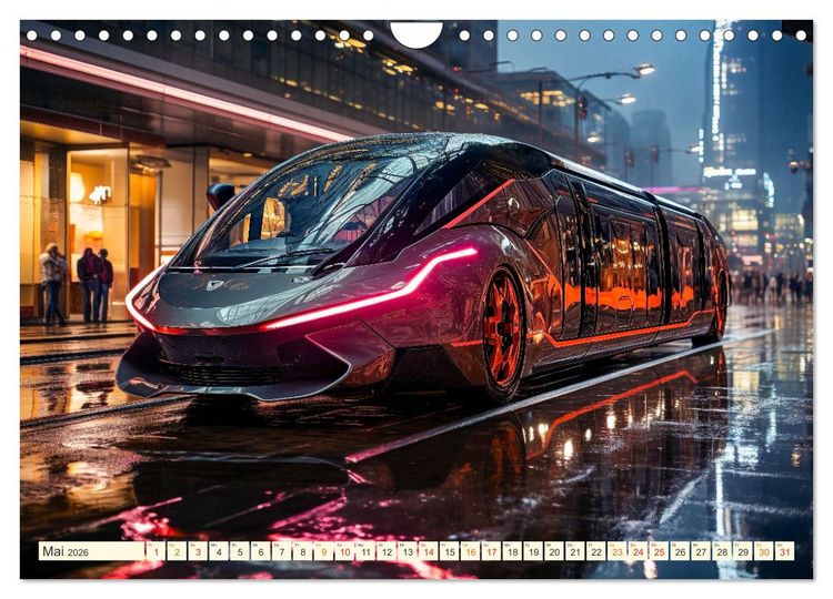 Produktbild: Busse Fantasien (Wandkalender 2026 DIN A4 quer), CALVENDO Monatskalender