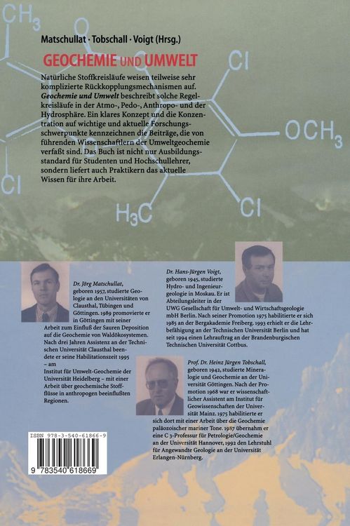 Produktbild: Geochemie und Umwelt