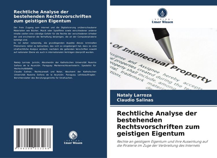 Produktbild: Rechtliche Analyse der bestehenden Rechtsvorschriften zum geistigen Eigentum
