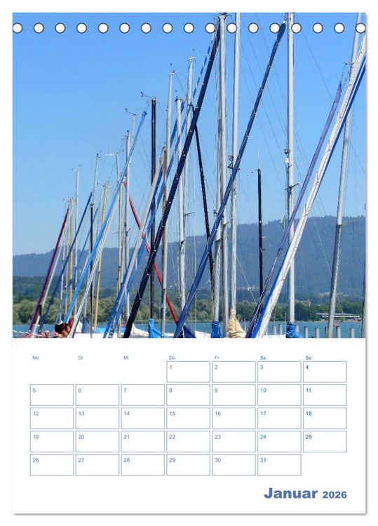 Produktbild: Lindau. Die Gl&uuml;cksfinder-Insel (Tischkalender 2026 DIN A5 hoch), CALVENDO Monatskalender