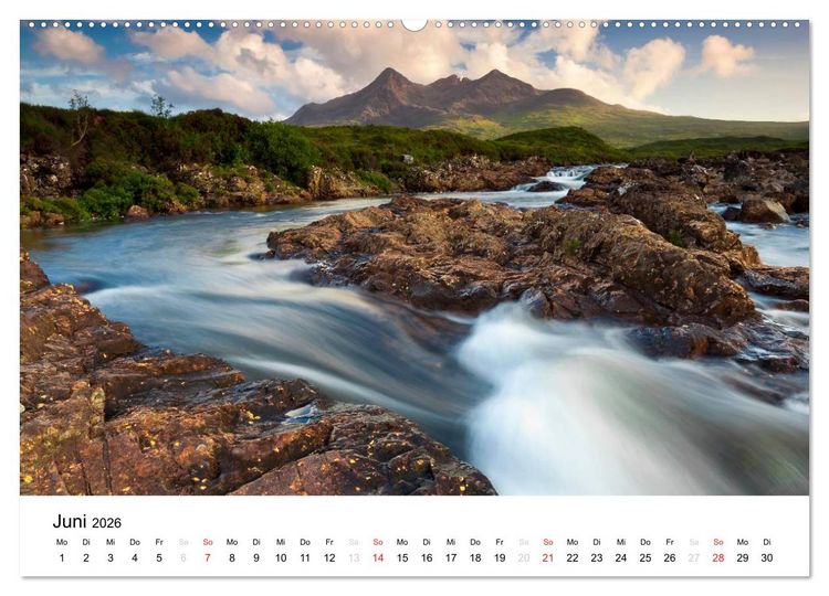 Produktbild: Schottland 2026 - Wildes Land im Norden (hochwertiger Premium Wandkalender 2026 DIN A2 quer), Kunstdruck in Hochglanz