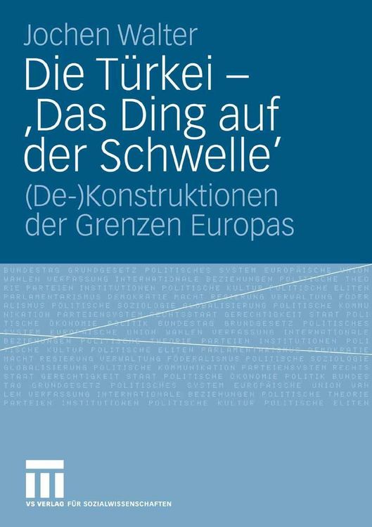 Produktbild: Die T&uuml;rkei - 'Das Ding auf der Schwelle'