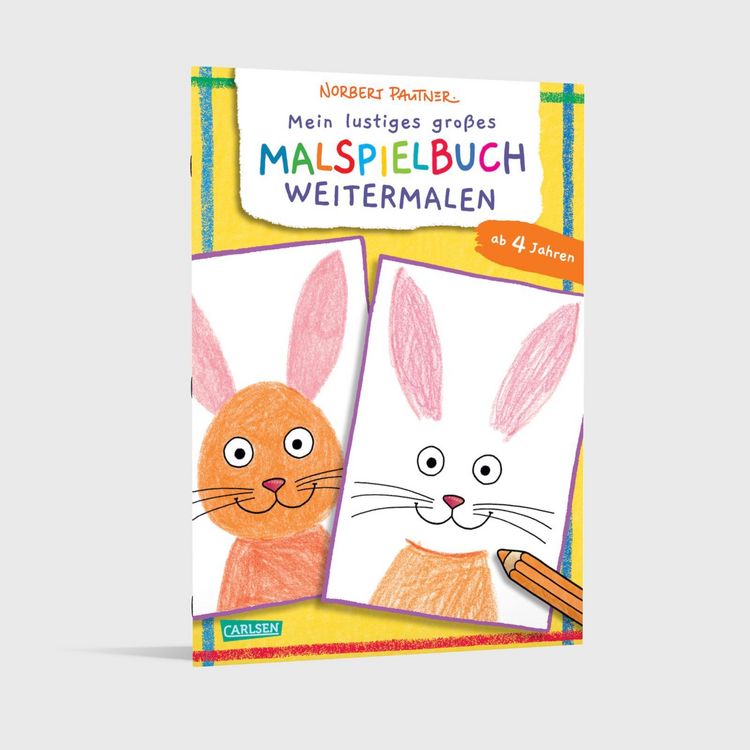 Produktbild: Mein lustiges gro&szlig;es Malspielbuch: Weitermalen (ab 4 Jahren)