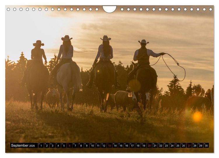 Produktbild: Bayerisches Western Gef&uuml;hl (Wandkalender 2026 DIN A4 quer), CALVENDO Monatskalender