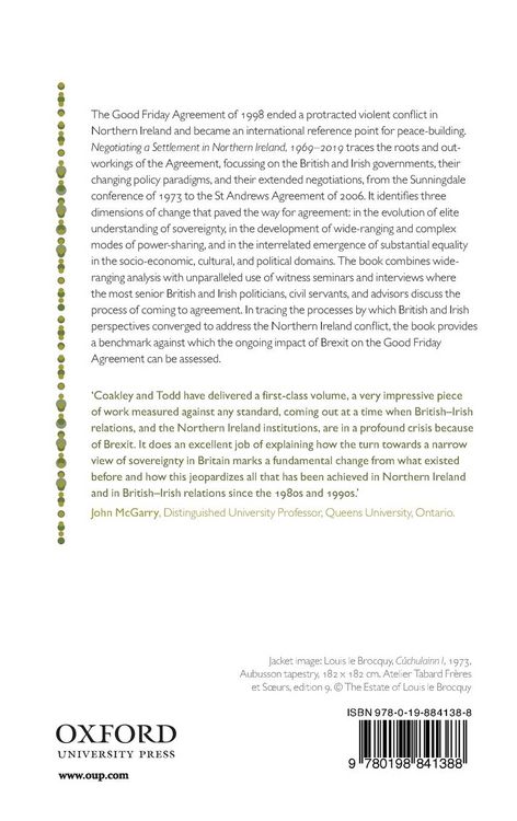 Produktbild: Negotiating a Settlement in Northern Ireland